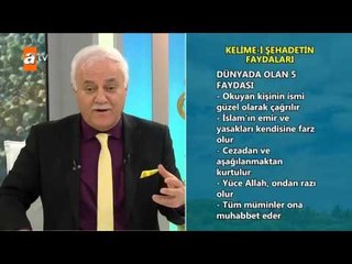 Kelime - i Şehadet'in faydaları - Nihat Hatipoğlu Sorularınızı Cevaplıyor 181. Bölüm - atv