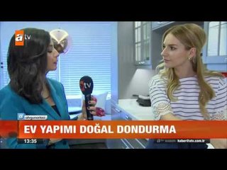 Ev yapımı doğal dondurma - atv Gün Ortası Bülteni