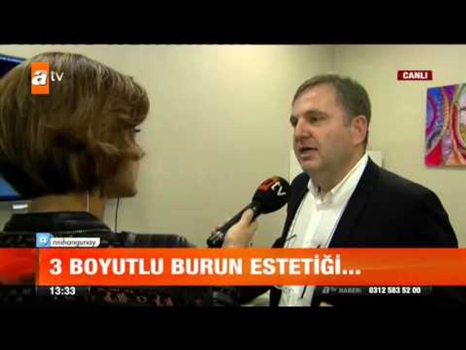 3 boyutlu burun estetiği - atv Gün Bülteni