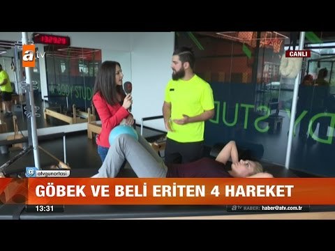 Göbek ve beli eriten 4 hareket - atv Gün Ortası