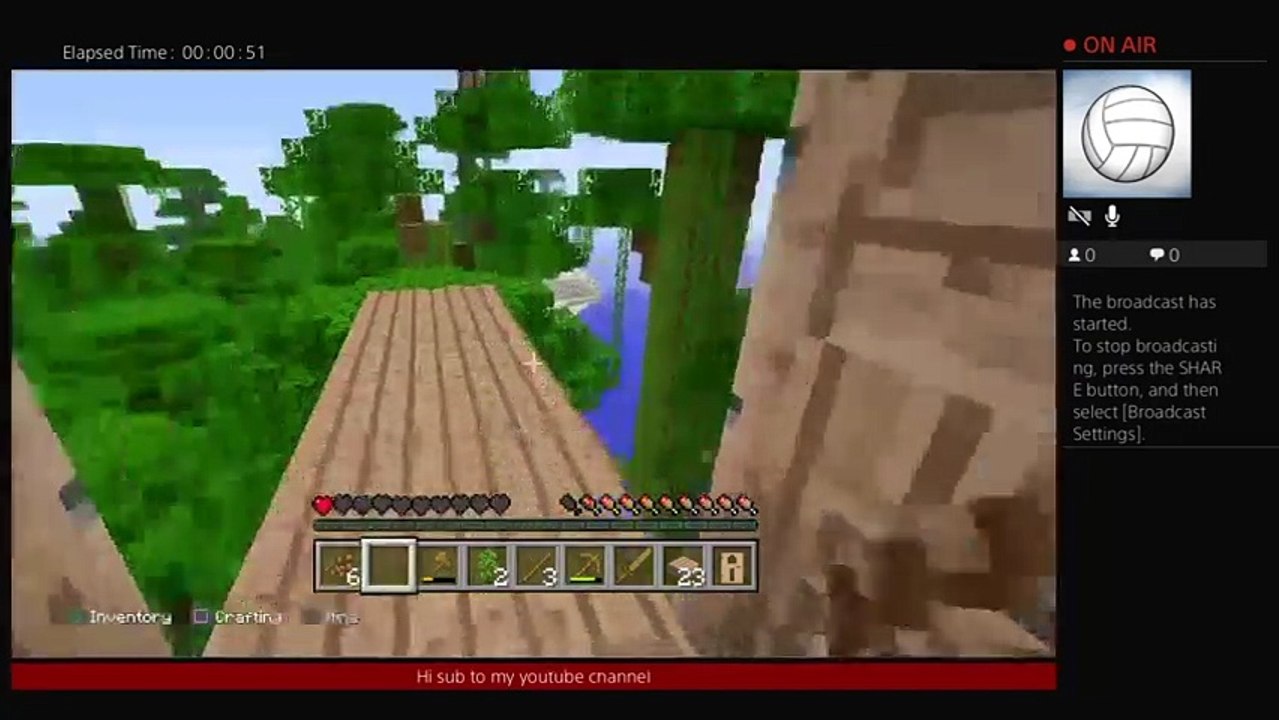 My live stream survival! (3)