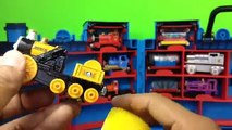 16 Thomas and Friends Diecast Mattel Trains, Disney Cars Lightning McQueen like Kinder Surprise Eggs