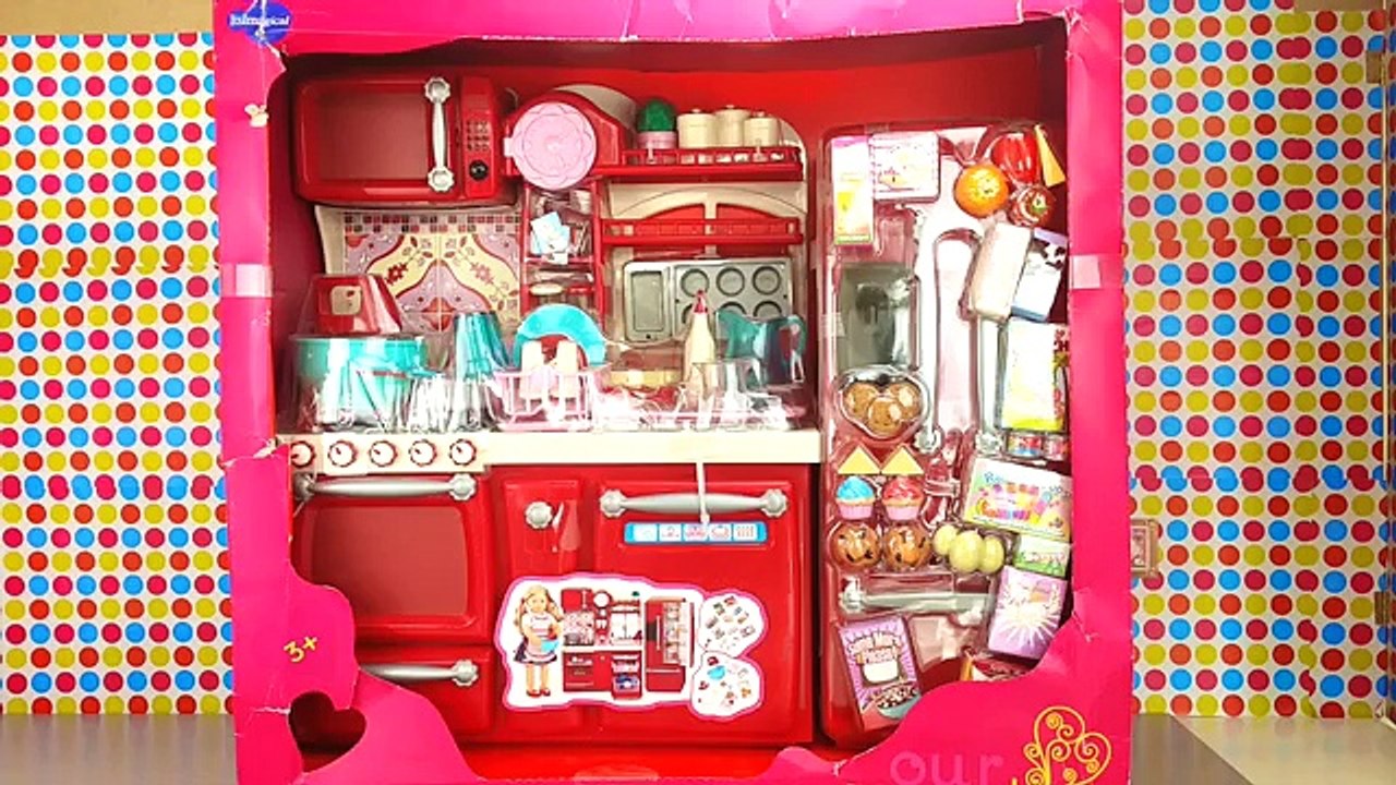 Juguetes Distroller Ksi meritos cocinan y juegan en la nueva cocinita de juguete our generation
