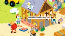 Cartoons for Kids Excavator,Truck | Bizzy Bear Builds a House | Tow Truck and Crane in Truck City