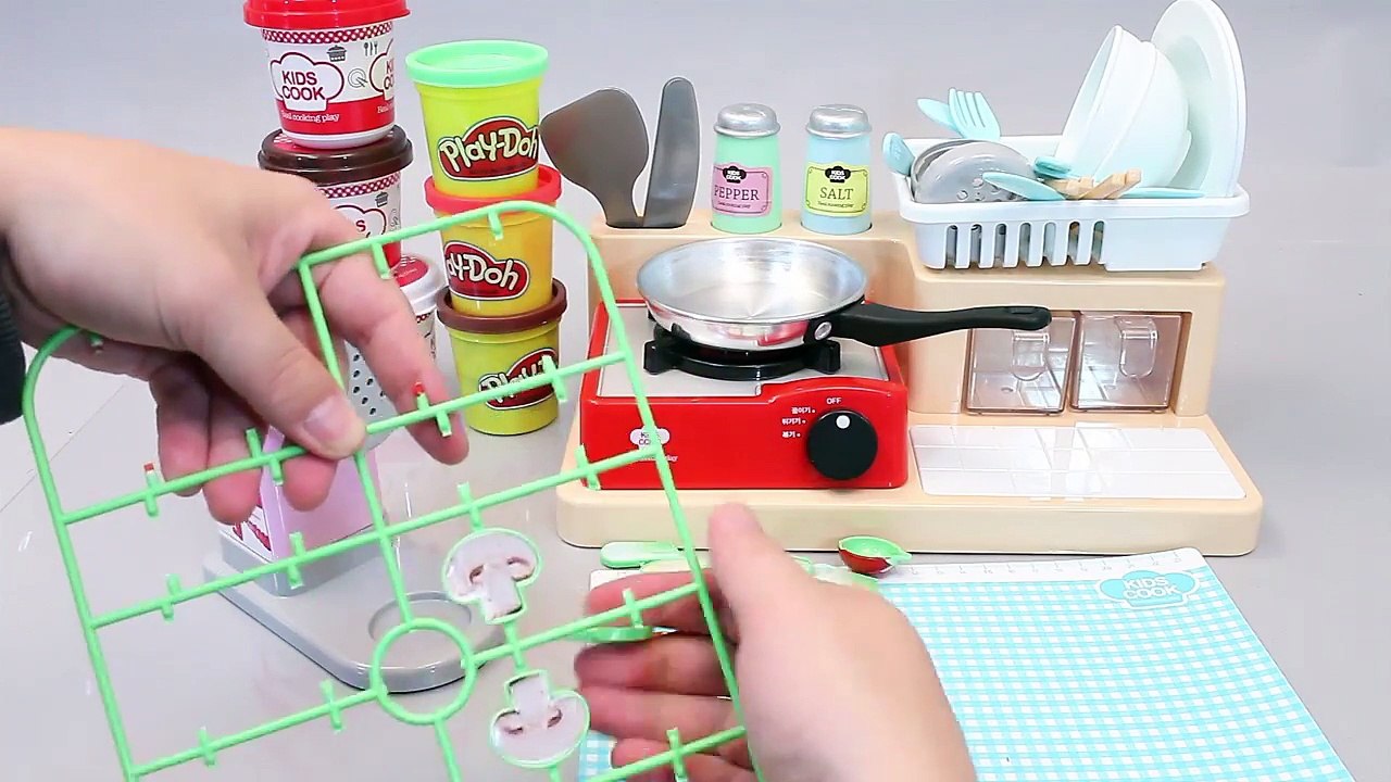 장난감 요리놀이 주방놀이 Play Doh Cooking Spaghetti Maker PlayDough Toys 플레이도우 스파게티 만들기