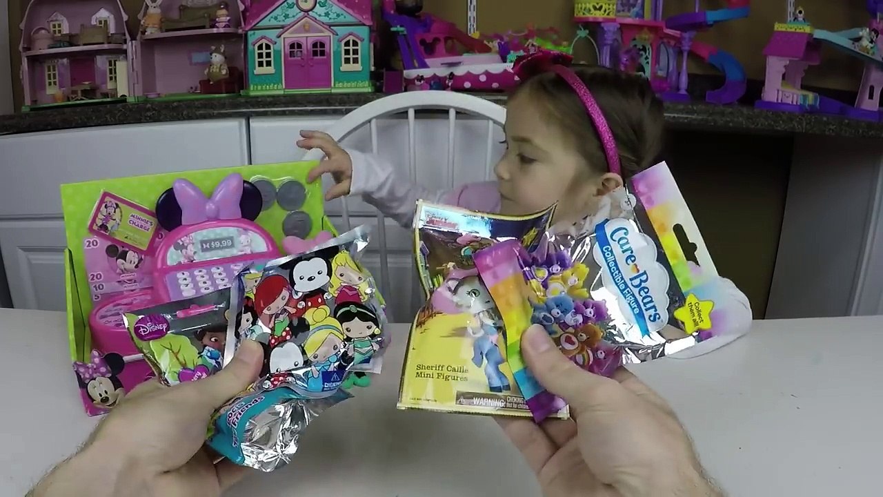 SUPER CUTE DISNEY MINNIE MOUSE CASH REGISTER TOY + PLAY MONEY to Learn Counting Toys Unboxing Funny
