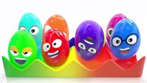Aprender los colores con Microonda con Huevos Sorpresas en español para niños | Animacion | 3D