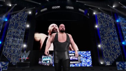 WWE 2K17 -Kane vs. Big Show & André the Giant & Braun Strowman -Handicap Match- Summerslam (PS4)