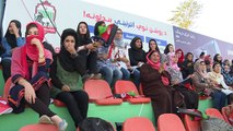 Hear them roar: Afghan female football fans show their support