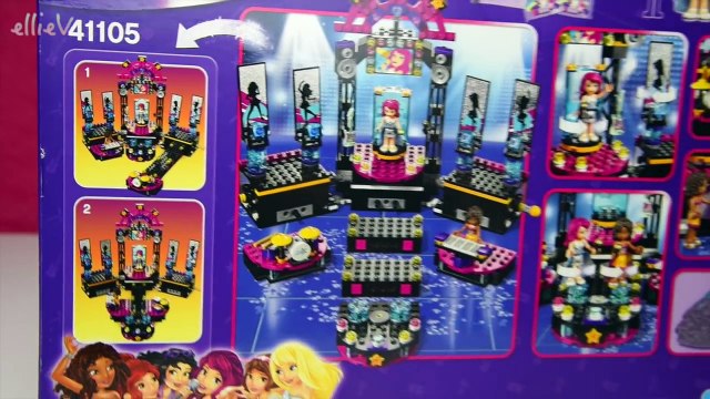 Lego Friends Pop Star Show Stage Set Unboxing Building Review - Kids Toys