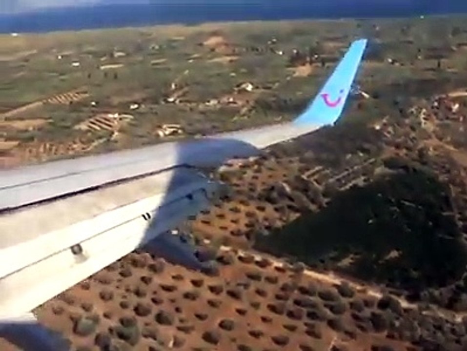 Very bad landing at Samos International Airport greece