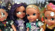Anna and Elsa Christmas Toddlers Naughty List Xmas Adventure Descendants 2! Mal & Evie Disney Frozen