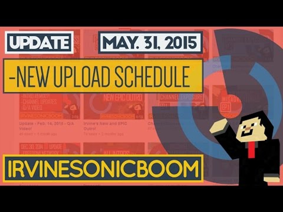 Update - May 31, 2015 - New Schedule!