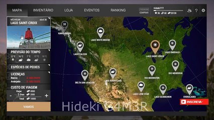 Dica para pescar  em MIchigan Fishing Planet