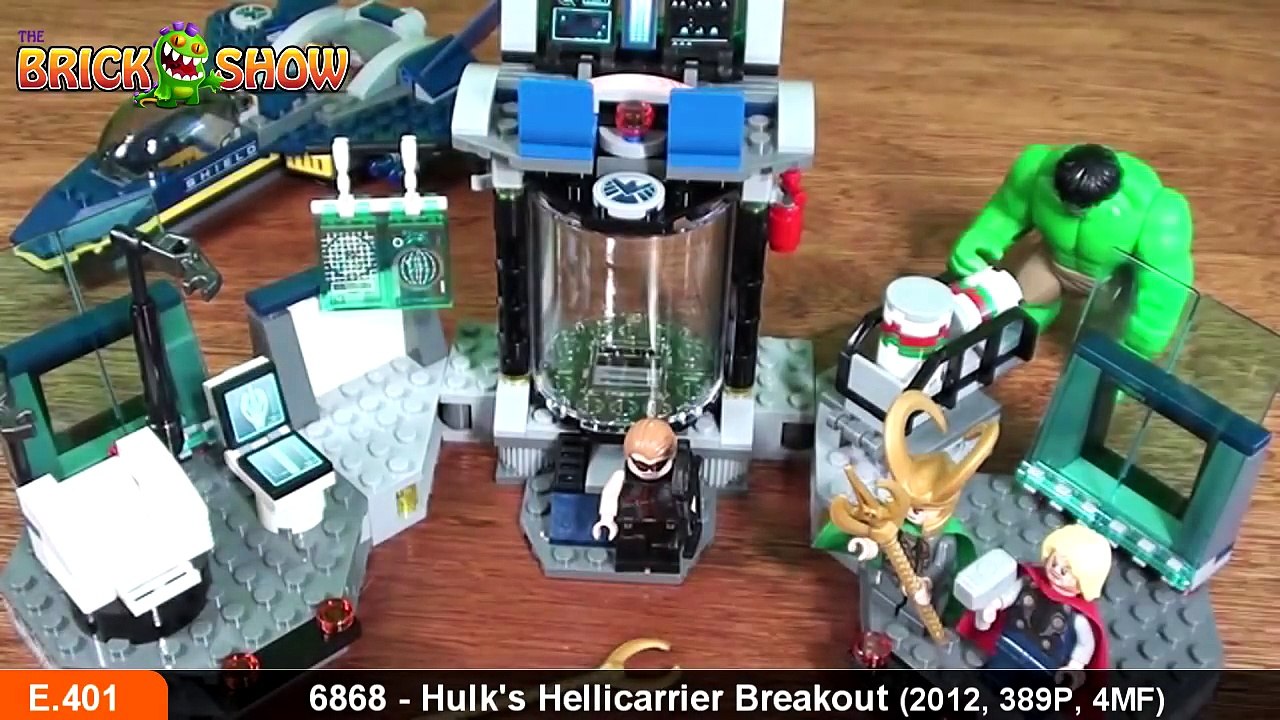 LEGO Hulks Hellicarrier Breakout Review, Set 6868
