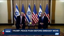 i24NEWS DESK | Trump: peace push before embassy move | Sunday, October 8th 2017