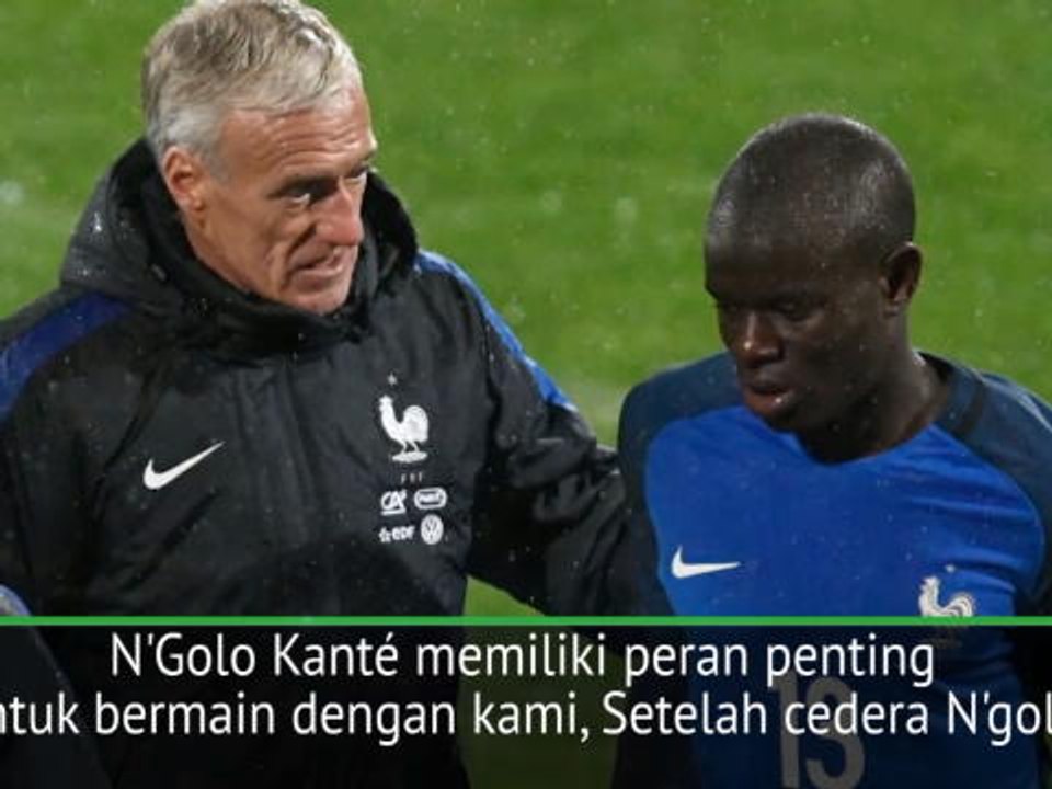 SEPAKBOLA: FIFA World Cup: Cidera Kante Mempengaruhi Kami - Deschamps