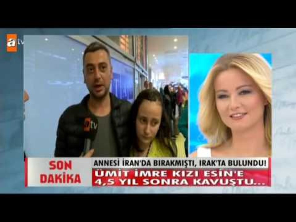 Ümit İmre 4,5 yıl sonra kızı Esin'e kavuştu... Müge Anlı İle Tatlı Sert 1702. Bölüm - atv