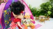 ACAMPAMENTO DAS MINI MIUDINHAS NOVELINHA DAS BONECAS BRINCADEIRAS TOYS PLAY