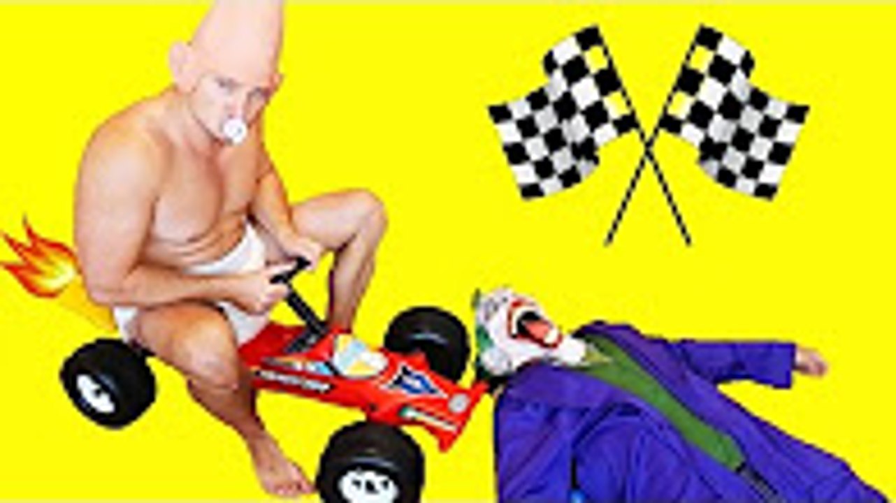 Amusing Baby DRIVES SPIDERMAN’S CAR! w- Joker Superman Supergirl Doctor PRANK! Superhero Fun IRL