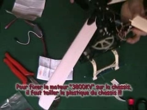 Montage brushless sur Honey Bee King2