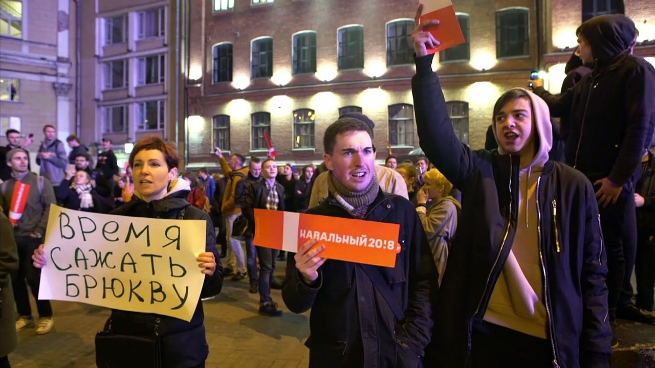 Hunderte Festnahmen bei landesweiten Anti-Putin-Protesten