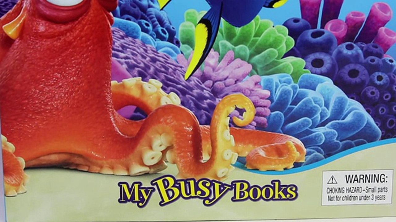 Disney Pixar FINDING DORY My Busy Books Storybook w Figurines and Playmat Toy Video