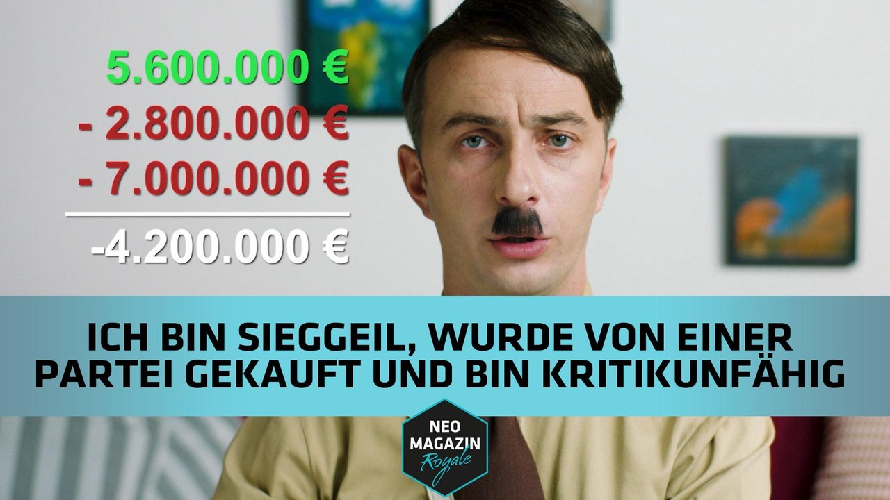 Ich bin sieggeil, wurde von einer Partei gekauft und bin kritikunfähig | Adi | NEO MAGAZIN ROYALE