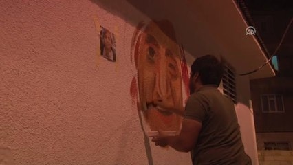 Şehrin "Gizemli Sanatçılar"I İşbaşında