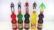 Superhero Fanta Bottles Learn Colors Finger Family Play-Doh Surprise Eggs Balloons Craaazy Toys