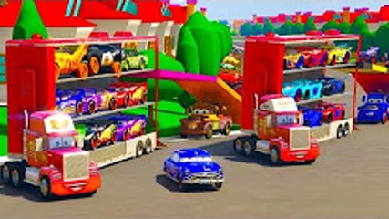 Disney Cars 3 Fabuloso McQueen de los coches Mack Truck Tomica lleva la caja Jocko Flocko