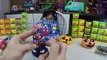 HALLOWEEN PLAYDOH SURPRISE EGGS PUMPKIN FACES Surprises Spider-Man Batman SpongeBob Disney Cars Toys