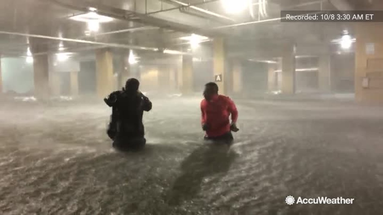 Reed Timmer battles extreme winds and waist-deep floodwaters