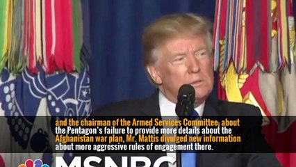 Mattis Discloses Part of Afghanistan Battle Plan, but It Hasn’t Yet Been Carried Out