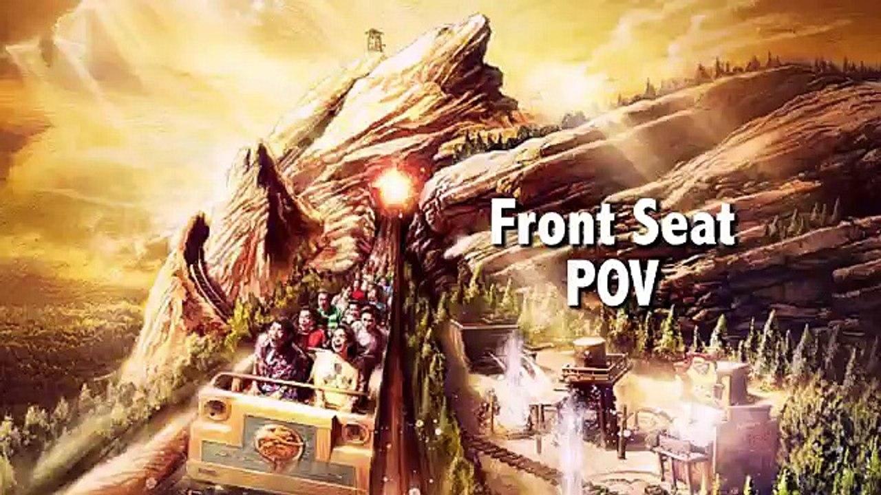 Big Grizzly Mountain Runaway Mine Cars POV Hong Kong Disneyland Roller Coaster On-Ride