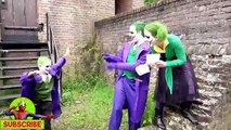 FROZEN ELSA & SPIDERMAN WATER BALLOON Prank w/ Bad JOKER & Bad Baby Joker Funny Superhero Video 4K
