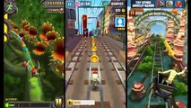 Temple Run 2 Lost Jungle VS Subway Surfers Copenhagen VS Rail Rush - Endless Run Android Gameplay