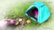 Miniature Camping; Tent & Campfire Tutorial // Dolls/Dollhouse