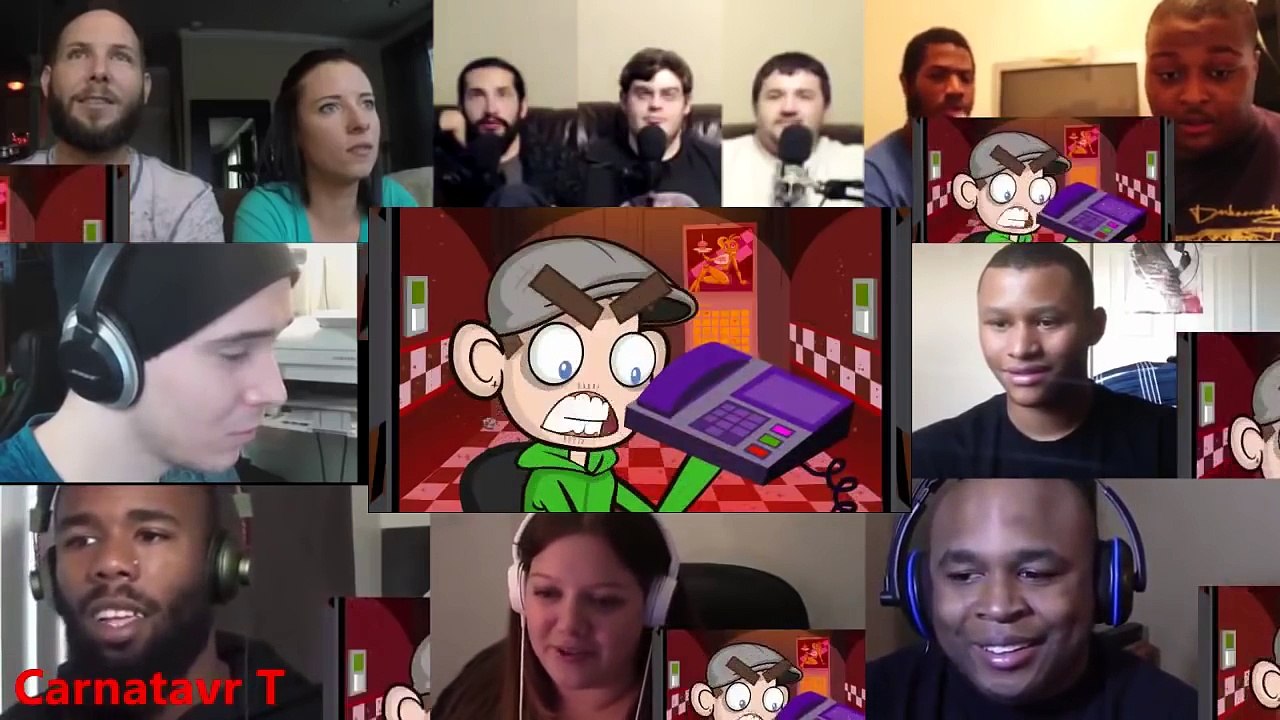 Five Nights At Freddy's Animation Reactions Mashup