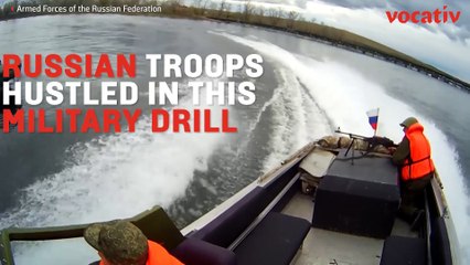 Watch Russian Troops Quickly Build A 1,500 Foot Bridge During A Military Drill