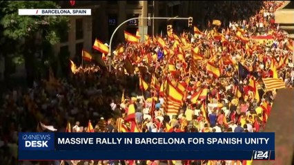 i24NEWS DESK | Rajoy: Catalan declaration will have no effect | Sunday, October 8th 2017