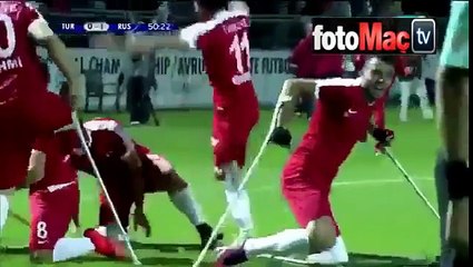 Rusya'yı 2-1 Yenen ampute Milli takımı