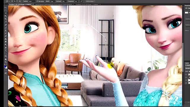 Николь и Алиса как Эльза и Анна из мультика ХОЛОДНОЕ СЕРДЦЕ