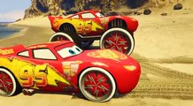 Dinsey cars McQueen Monster Trucks and Lightning McQueen For Kids Spiderman Cartoon Nursery Rhymes