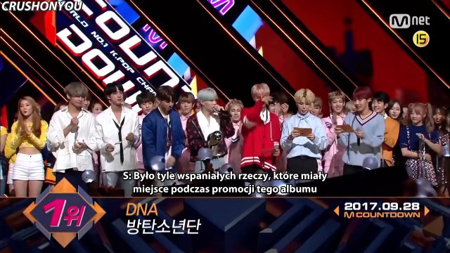 [POLSKIE NAPISY] 171001 M!Countdown Encore Stage Behind
