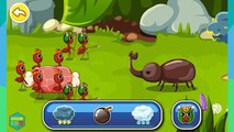 Brave Ants and their colonies underground. Game for Kids