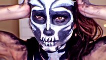 Skeleton Makeup Tutorial Halloween new! | Kayleigh Noelle