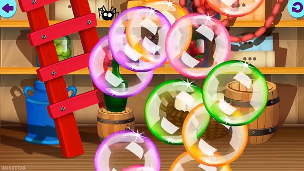 Baby Learn Colors, Numbers and Shapes Preschool Funny Food Kids Games for Children