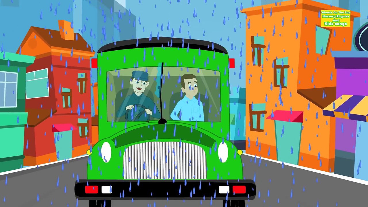 Wheels on the bus go round and round   Nursery rhyme for Children and kids songs