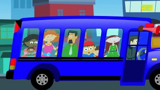 Wheels on the bus go round and round   Nursery rhymes and kids songs